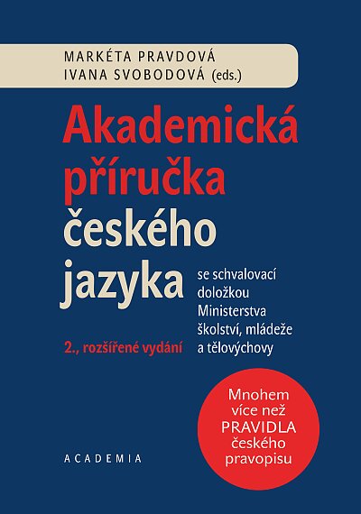 Academic Handbook of the Czech Language, second, expanded edition